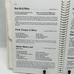 Fuller Family Recipe Collection III Cookbook 2003 Spiral Bound 180 Pages