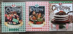 GOOSEBERRY PATCH CHRISTMAS COOKBOOKS 5, 8 and 10th anniversary LOT