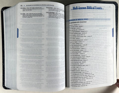 Scarce! 1984 NIV Student Bible Blue Bonded Leather Compact Yancey & Stafford VG-