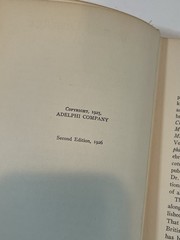 Genius And Disaster: Studies In Drugs And Genius 1926 Jeannette Marks