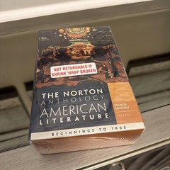 The Norton Anthology of American Literature, 8th Ed Vol. A & B -Paperback SEALED