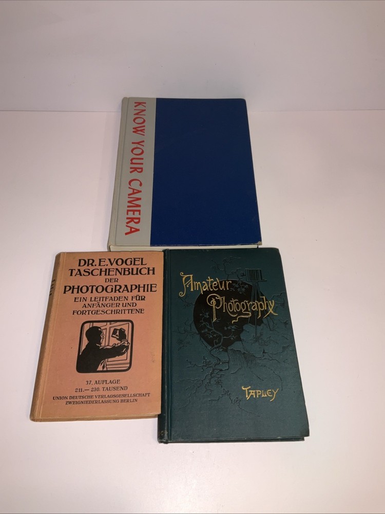 Tapley Amateur Photography + Dr Vogel Taschenbuch + Camera Guide (Lot 3)