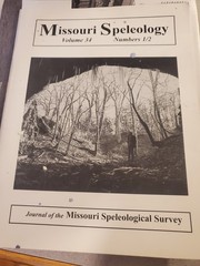 Missouri Speleology Vol 34 #1&2 2004 26 pages Stinson and Ruark Caves