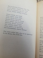 Famous American Plays of The 30’s by Harold Clurman Laurel Drama Series Book