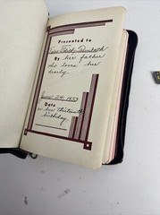 Bible KJV Zip Leather Original Tongues Antique VTG American Society
