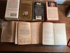 JAMES A. MICHENER Books LOT OF 7 Vintage Paperback Softcover MIXED Set 1960-1988