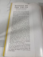 Edith Hamilton / Witness to the Truth Christ and His Interpreters 1957