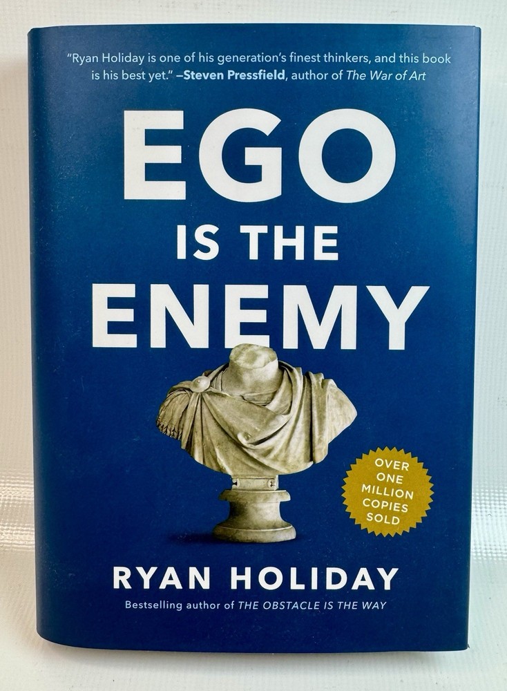 Ryan Holiday Ego Is The Enemy Hardcover Book Stoicism Self Help Motivation