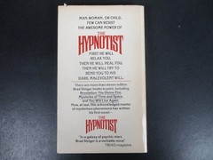 The Hypnotist Brad Steiger 1979 First Printing Reincarnation Horror Dell PB