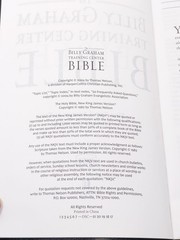 The Billy Graham Training Center Bible NKJV (Leathersoft) Thomas Nelson