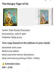 A Collection of Vintage Oz books Over 30 books for your enjoyment.