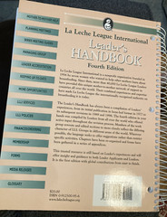 La Leche League International Leader’s Handbook 4th Edition 2003 (2 avail)