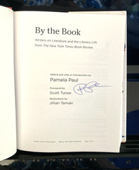 BY THE BOOK From THE NY TIMES BOOK REVIEW (SIGNED by Pamela Paul) 1st Ed