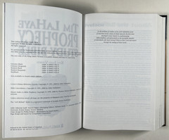 KJV Prophecy Study Bible Hardcover Tim LaHaye AMG Publishers Red Letter Like New