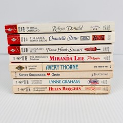 8x Harlequin Presents Romance Paperback Novels/Books – Multiple Titles/Authors