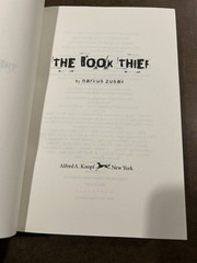 The Book Thief by Markus Zusak First American Edition, 2nd Print Hardcover 2006