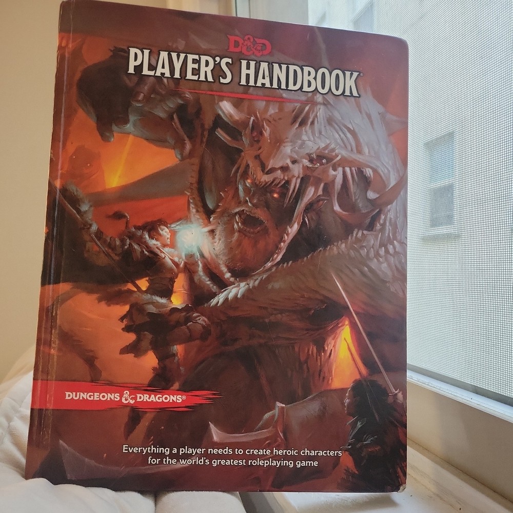 Dungeons and Dragons Player’s Handbook – ACCEPTABLE condition, read description