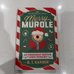 Merry Murdle: 25 Fiendishly Festive Logic Puzzles — G. T. Karber – Paperback