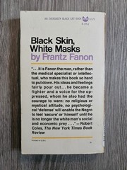 Black Skin White Masks Frantz Fanon 1968 4th Printing Paperback Grove