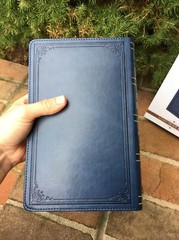 KJV Large Print Bible | Blue Faux Leather | Thumb-Indexed | King James Version