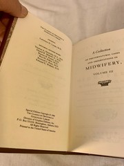 Smellie TREATISE ON THEORY & PRACTICE MIDWIFERY CASES VOLS 2 & 3 Near Mint 1990