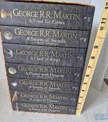 George R.R. Martin A Song of Ice and Fire 7 Book Box Set Never Read Like New