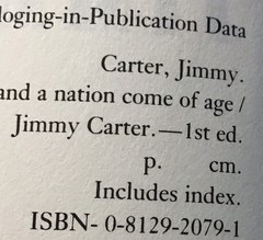 Jimmy Carter SIGNED! Hardcover Book “Turning Point”First Edition