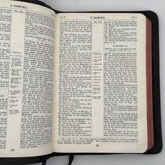 1945 Scofield Reference Bible KJV Oxford Grained Morocco Leather USA Vtg