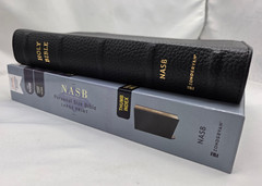 NASB Large Print Calfskin Black Red Letter 1995 Text Thumb Indexed