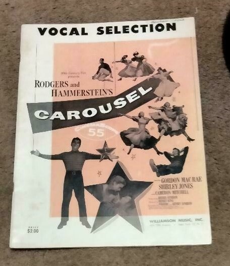 Rogers and Hammerstein’s Carousel Songbook 7 songs 39 Pages Vocal VG cond. D
