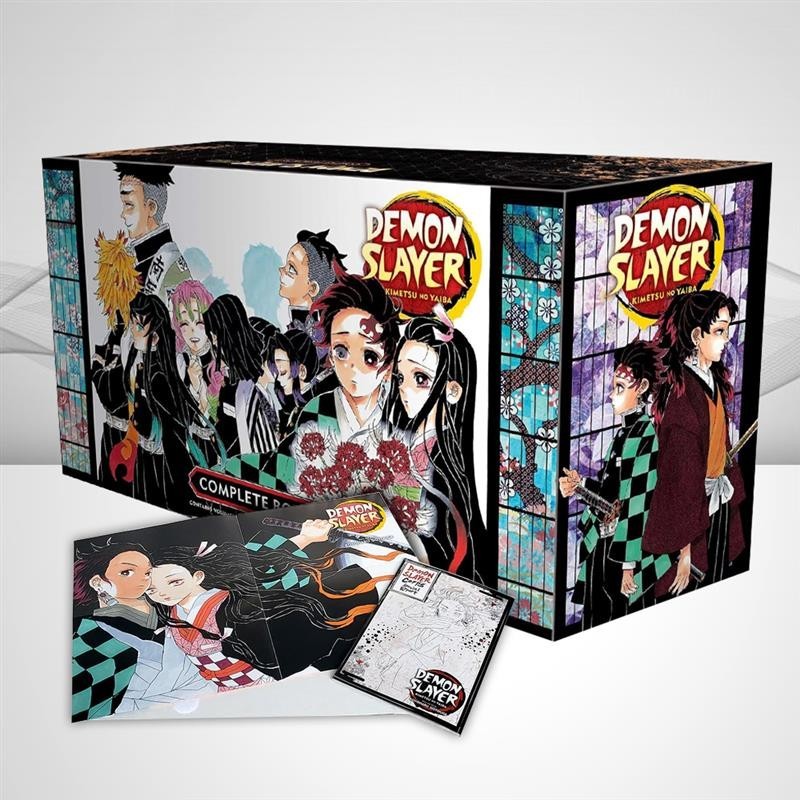 Demon Slayer Manga Complete Box Set Volumes 1-23 English + Poster & Booklet
