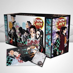 Demon Slayer Manga Complete Box Set Volumes 1-23 English + Poster & Booklet Used