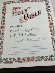 The Holy Bible With References Family Record And Children Bible Stories 1973