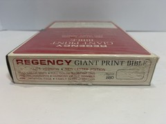Vntg KJV Giant Print Bible Red Letter Regency 880 Sealed New Black Thomas Nelson