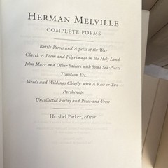 The Library of America Complete Poems by Herman Melville Hardcover Slipcase