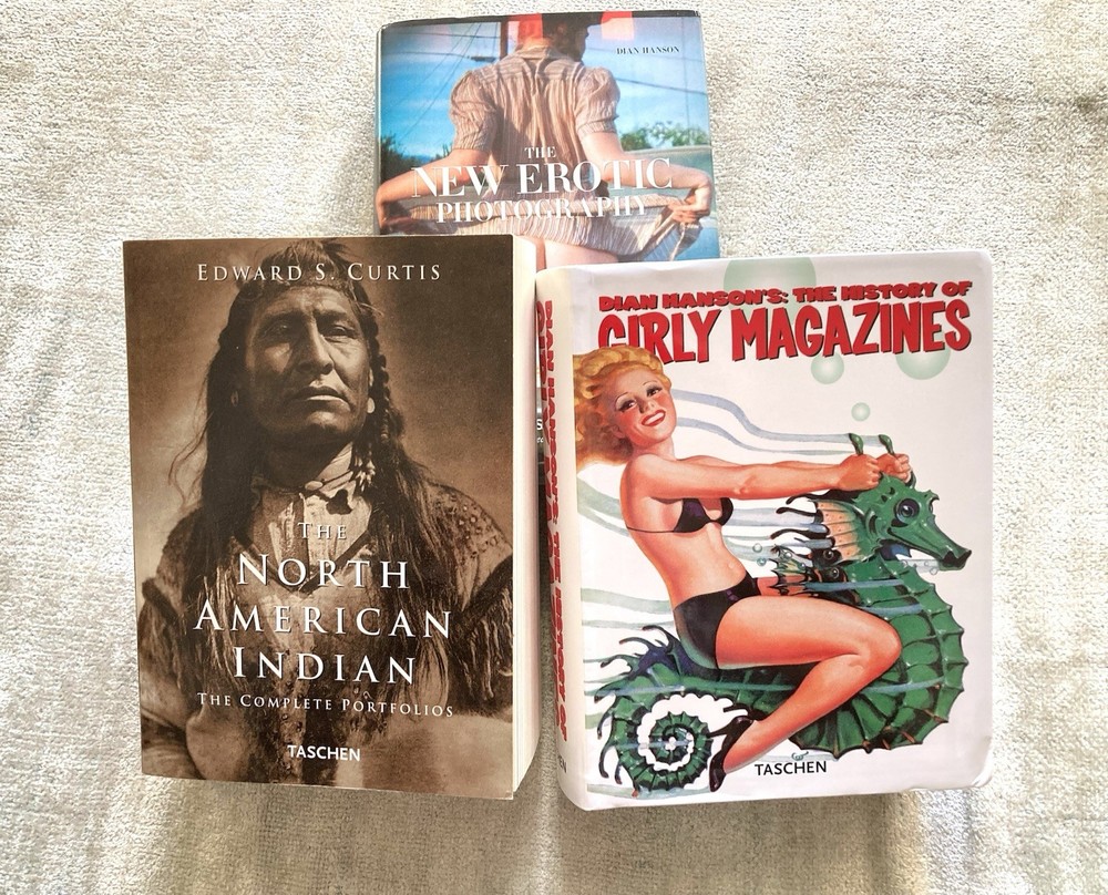 Taschen Book Lot, 3, Erotic Photography, American Indians, Girly Mags History