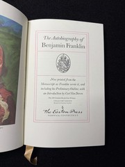 Autobiography Benjamin Franklin Easton Press Leather 1976 Collectors Ed