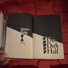 Stephen King The Dark Half Hardcover Viking 1989 Dust Jacket Castle Rock