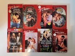 Lot of 100 Harlequin/Silhouette Desire Romance Paperbacks Random Mix Vintage