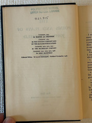 Collected Poems of John Masefield; Volume one POEMS; The MacMillan Company, 1925