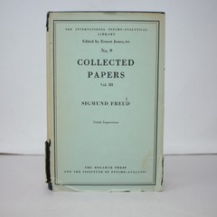 Collected Papers Sigmund Freud Hogarth Press London Vol. 2, 3, 4, 5 1953