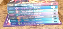 Wings of Fire Graphic Novels Set 1-7 & How to Draw Wings of Dragons Book Lot