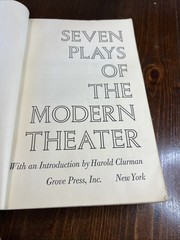 Seven Plays of the Modern Theatre (introduction by Harold Clurman) by N/A