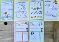Paw Patrol Pre-K Workbook set of 6 Brand New