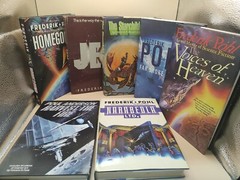 Lot Of 7 Hardcover Science Fiction Frederik Pohl Mixed Titles Free Shipping