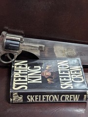 Stephen King Skeleton Crew 1st/1st HCDJ Putnam 1985 Vintage Horror Mylar