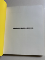 Ferrari 2022 Yearbook 75th Anniversary Edition Hardcover with Dustjacket