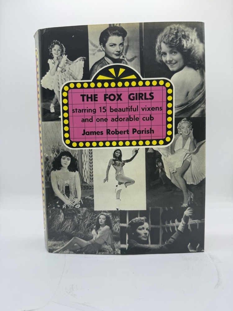 The Fox Girls 15 Beautiful Vixens JR Parish 1972 Hardcover Dust Jacket Marilyn