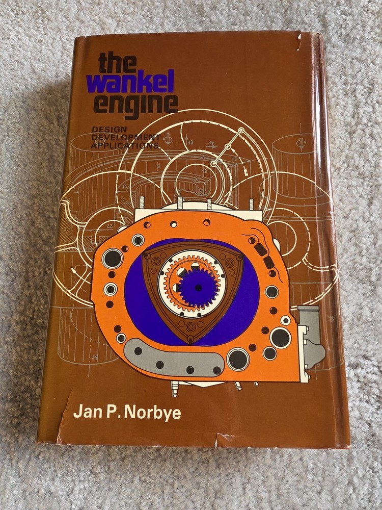 The Wankel Engine Jan P Norbye Chilton 1972 1st Ed 2nd Print Hardcover Rotary
