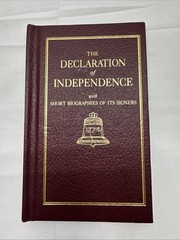 Lot of 2 Declaration of Independence w Short Biographies & The Federalist Papers